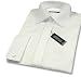 Eterna Gala Wing collar structure popline fabric double cuff white size 15