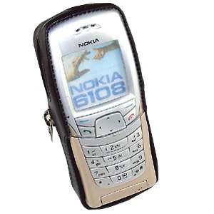 Krusell Dynamic Leather Case for Nokia 3108 6108 with clip