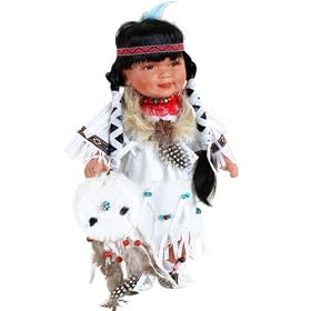 Moema 12 Porcelain Indian Doll Duck House by Duck House Dolls