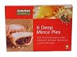 Mince Pies-pack 6 Deep Pies By Holmfield Bakery
