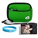 Green Mini Glove Carrying Case for Kodak EasyShare C142 M580 M530 M1063 C813 C913 + Screen Protector + Wisdom * Courage Wristband