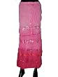 Gift for Sister's- Elastic Bright pink Color Cotton Skirt With Sequin Embroidered Designer Indian Clothing Size 40 Inches Free Shipping