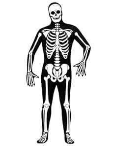 Glow Skeleton Full Body Suit - Adult XL