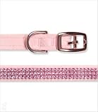 Dog Collar Pink Pizzaz w Crystals XS 7 8 5
