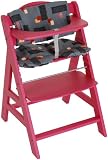 Produkt-Bild: Hauck 662649 Hochstuhl Alpha pink inklusiv Einlage square grey