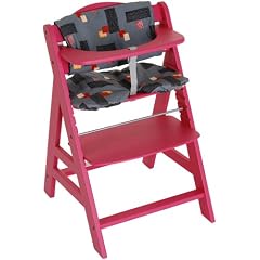 Hauck 662649 Hochstuhl Alpha pink inklusiv Einlage square grey