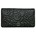 CHANEL(シャネル）【新品】 A36544 カメリア ブラック/シルバー 長財布/小銭入れ付【並行輸入品】