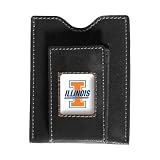 ILLINOIS FIGHTING ILLINI BLACK MAGNETIC WALLET MONEY CLIP