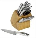 Chicago Cutlery 18-Piece Insignia Steel Knife Set with Block and In-Block Sharpener