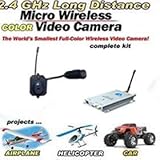 WIRELESS RC CAR/HELICOPTER/PLANE MINI VIDEO CAMERA
