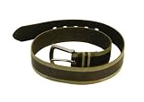 Ben Sherman Grey Leather Skived Belt
