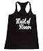 P&B The Brides Maid of Honor Women's Tank Top, M, Black