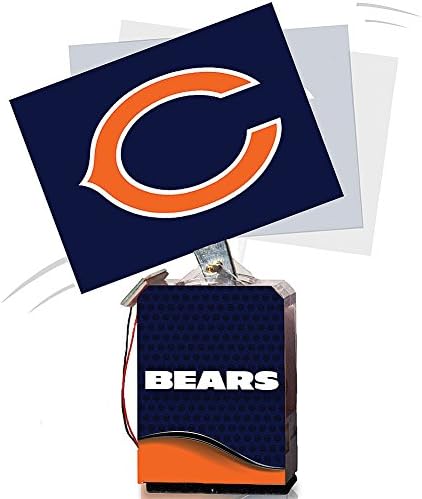 NFL Solar Powered Favorite Football Team Waving Flag - Chicago Bears