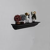 18 x 3.5'' x 2.5'' Emery Mantel Ledge Shelf Espresso by Ennospace