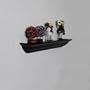 Ennospace 18 Inch x 3 1/2 Inch x 2 1/2 Inch Emery Mantel Ledge Shelf Wall Shelving Espresso