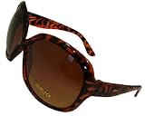 New Ladies Womens Tortoise Shell Large Frame Vintage Retro Sunglasses UV400