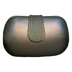 AKT Vianca Minaudiere Vegetarian Fabric - Silver Faux Leather (ASEAN Agenda)