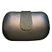 AKT Vianca Minaudiere Vegetarian Fabric - Silver Faux Leather (ASEAN Agenda)