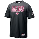 Nike Cincinnati Reds Black Practice T-shirt
