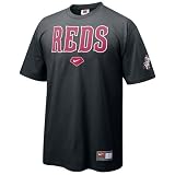 Nike Cincinnati Reds Black Practice T-shirt