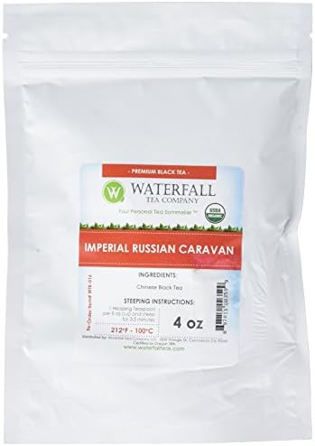 Waterfall Tea Company Imperial Russian Caravan Black Teas, 4 Ounce