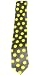 RETRO BLACK TIE WITH YELLOW POLKA DOTS