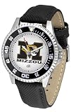 Missouri Tigers Suntime Competitor Poly/Leather Band Watch - NCAA College Athletics