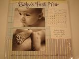 BABY'S FIRST YEAR - A 13 MONTH UNDATED PINUP WALL CALENDAR TO RECORD BABY'S MEMORABLE MOMENTS!
