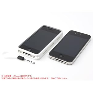 【クリックで詳細表示】モノコック ＃01 ピュアホワイト基本セット・Monocoque ＃01 unit kit-base frame Pure white for iPhone 4 MQ01IP4-W