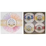 Roger & Gallet 4 Piece Soap Set 4 Piece Set Includes: 4 x 3.5 oz Perfumed Soaps - Lavande Royale, Tea Rose, Almond Blossom, Jean Marie Farina ( Extra Ville )