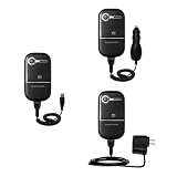 Deluxe Kit for the Sony Ericsson z258c includes a USB cable with Car and Wall Charger - Gomadic Brand w/ TipExchange Technology