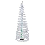 6' Pre-Lit Color Changing White Spiral Bubble Christmas Tree - Multi Lights