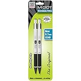Zebra M-301 Stainless Steel Mechanical Pencil, 0.7mm, Black Barrel, 2 Pack (54312)