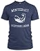 Vintage Distressed Winterset Bodybuilding Tri-Blend T-Shirt, Indigo, M