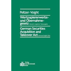 Wertpapiererwerbs- und �bernahmegesetz; German Securities Acquisition and Takeover Act