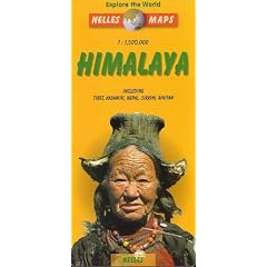 Himalaya 1 : 1 500 000. Nelles Map. Incl. Tibet / Kashmir / Nepal / Sikkim / Bhutan