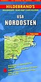 Hildebrand's Urlaubskarten, USA, Nordosten: Umgebungskarten: Boston, New York, Washington - Baltimore. Stadtpl�ne: Boston, New York/Manhattan, ... Ortsregister (Hildebrand's USA maps) - 