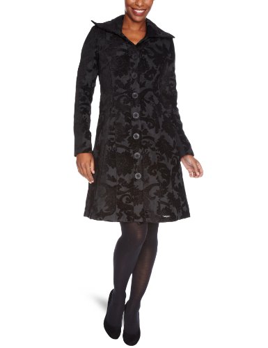Desigual Damen Langmantel 17E2932, Gr. 36, Schwarz (2000) Preisvergleich