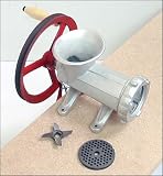 Review   / #22 Ball Bearing Meat Grinder w/VBelt Pully 2 Plates