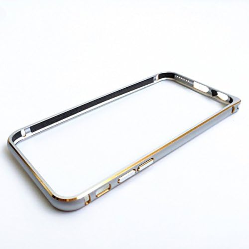 Iphone 6 Plus 5.5 Metal Bumper Frame Colorful Premium Aluminum,[lightweight] [Stability][anti External Shocks] Smooth Edge (Silver)