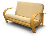 So4mat - Curve 2 - Seater - Suedette Stone