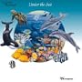 Dolphin Tropical Fish Ocean Whale Wallpaper Wall Mural Under the Sea Home Decor Turtles Coral Reef Wall Art Beach World Orca Dolphins Bedroom Pool Family Room