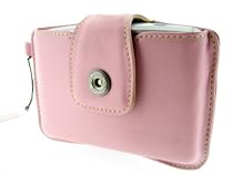 i-nique Tuff-Luv Premium Napa Leather Case - TomTom XL /920/720/ 520 - Pink