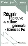 Revue Jeunes Editions  / Réussir l'épreuve de Culture générale à Sciences Po