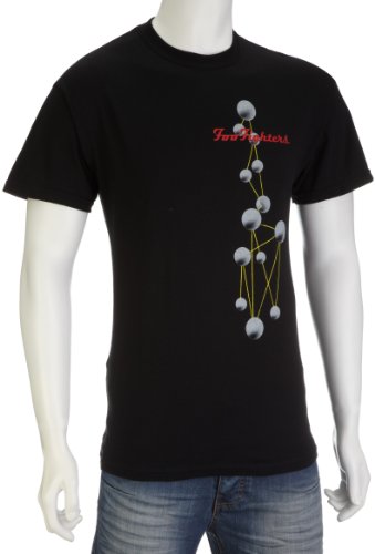 Mens Foo Fighters - Atoms Colour Shapes T-Shirt Black 4304TSBPS Small