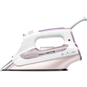 Rowenta DZ5065 Focus Stainless-Steel 1700-Watt Iron, Pink