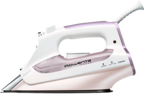 Rowenta DZ5065 Focus Stainless-Steel 1700-Watt Iron, Pink