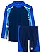 Tuga Boys UPF 50+ Tube L/S Rash Guard and Jammer (UV Sun Protective)