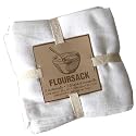 Now Designs Set of 3 Floursack Towels, White