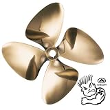 Michigan Wheel Ambush4 Tow Boat Propeller- 13 x 13 LH Prop w/ 1 bore FREE decal w/purchase